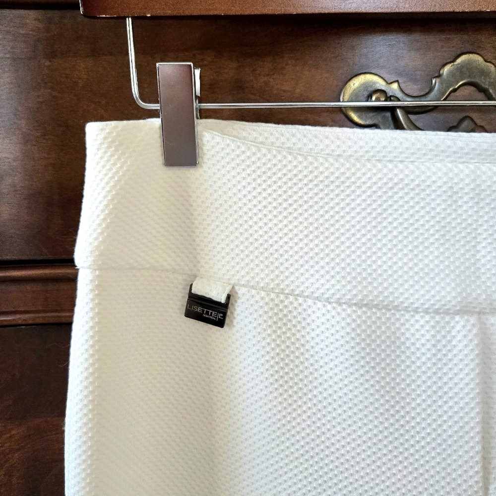 Lisettel Montreal Pullon ankle pants, White, 2 - Picture 5 of 14